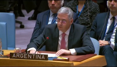 Argentina apoyó a Estados Unidos en la ONU y pidió la liberación del gendarme Nahuel Gallo